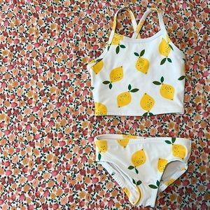 Hanna Andersson lemon bikini 2T 🍋